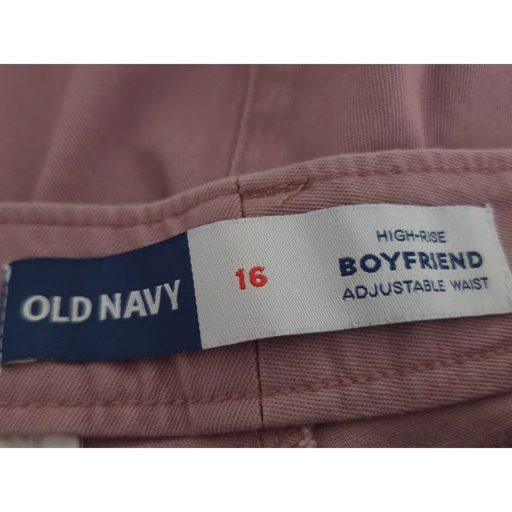Old Navy Mauve Straight-Leg Trousers - Picture 5 of 8